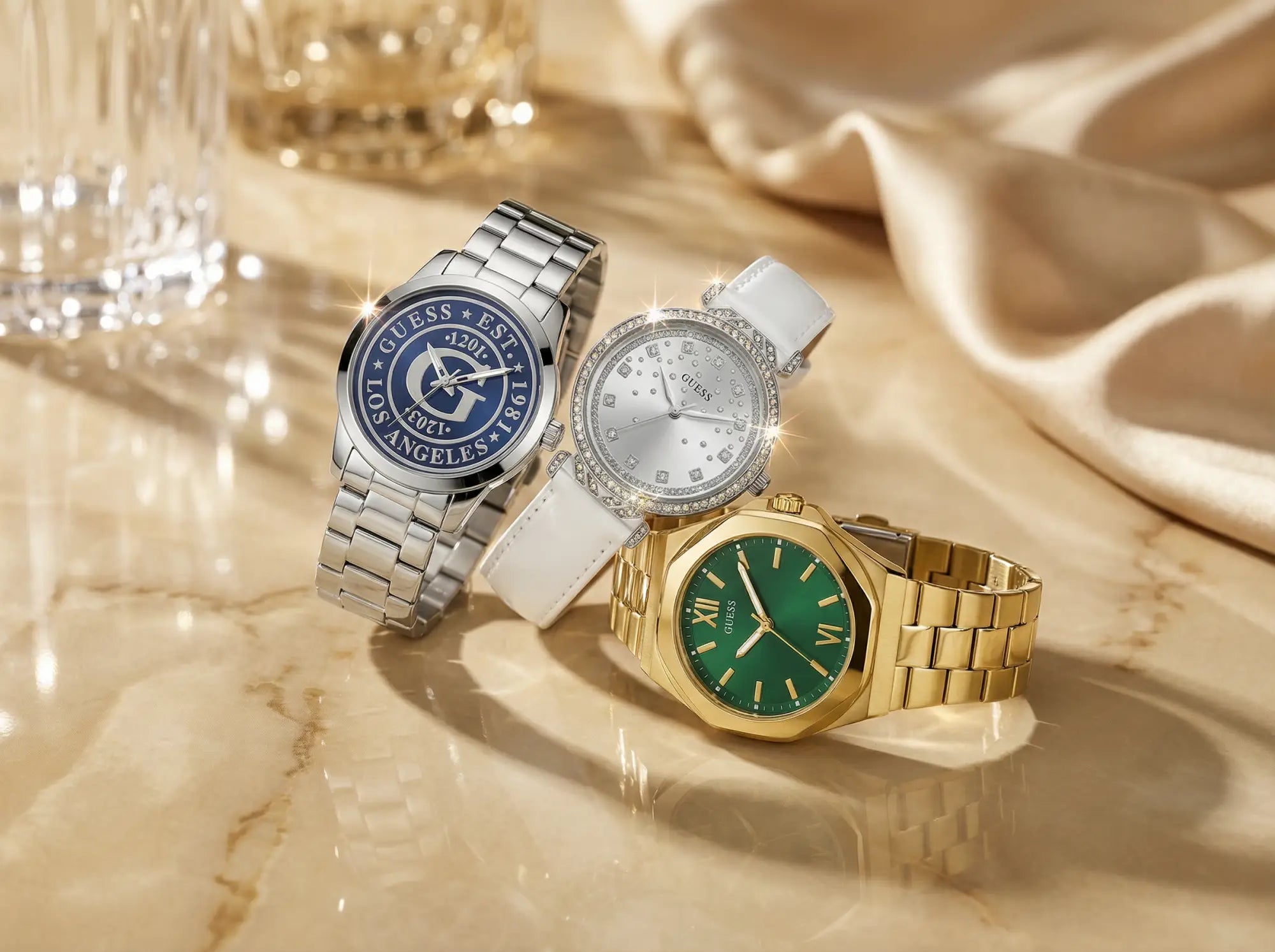 Guess Uhren – Glamouröse Damenuhren | AWK Flagship