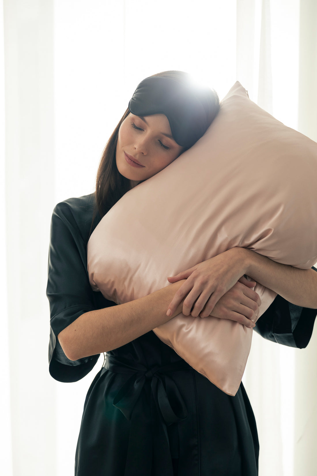 Maulbeerseiden – Kissenbezug mit Reißverschluss, 22 Momme, 50×70 – Detailansicht 2