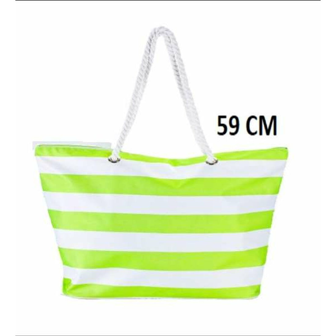 Strandtasche Bismark Blau Weiß Oxford 59 x 19 x 40 cm – Detailansicht 2