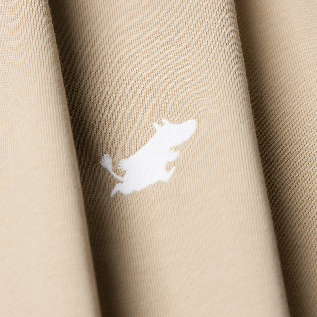 Schweres T-Shirt Moomin Classics – Beige – Detailansicht 4