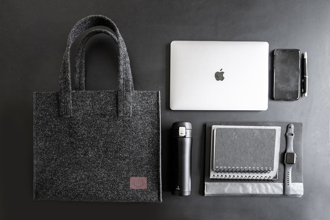 Bürotasche Holm – Schwarz – Detailansicht 1