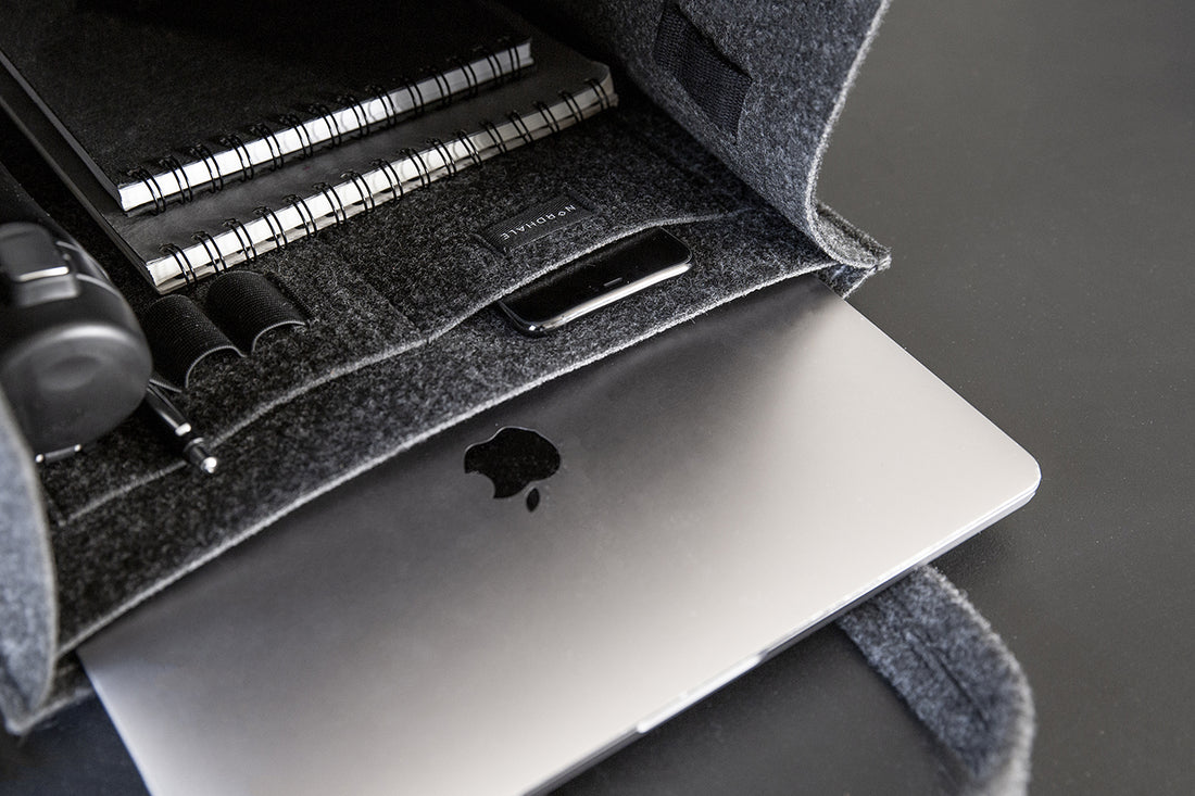 Bürotasche Holm – Schwarz – Detailansicht 2
