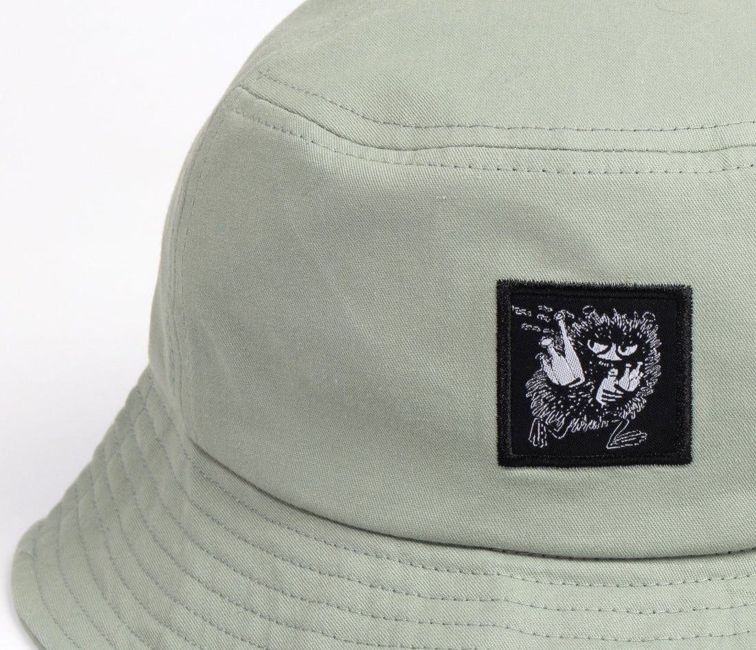 Bucket Hat Stinky – Hell Grün – Detailansicht 3