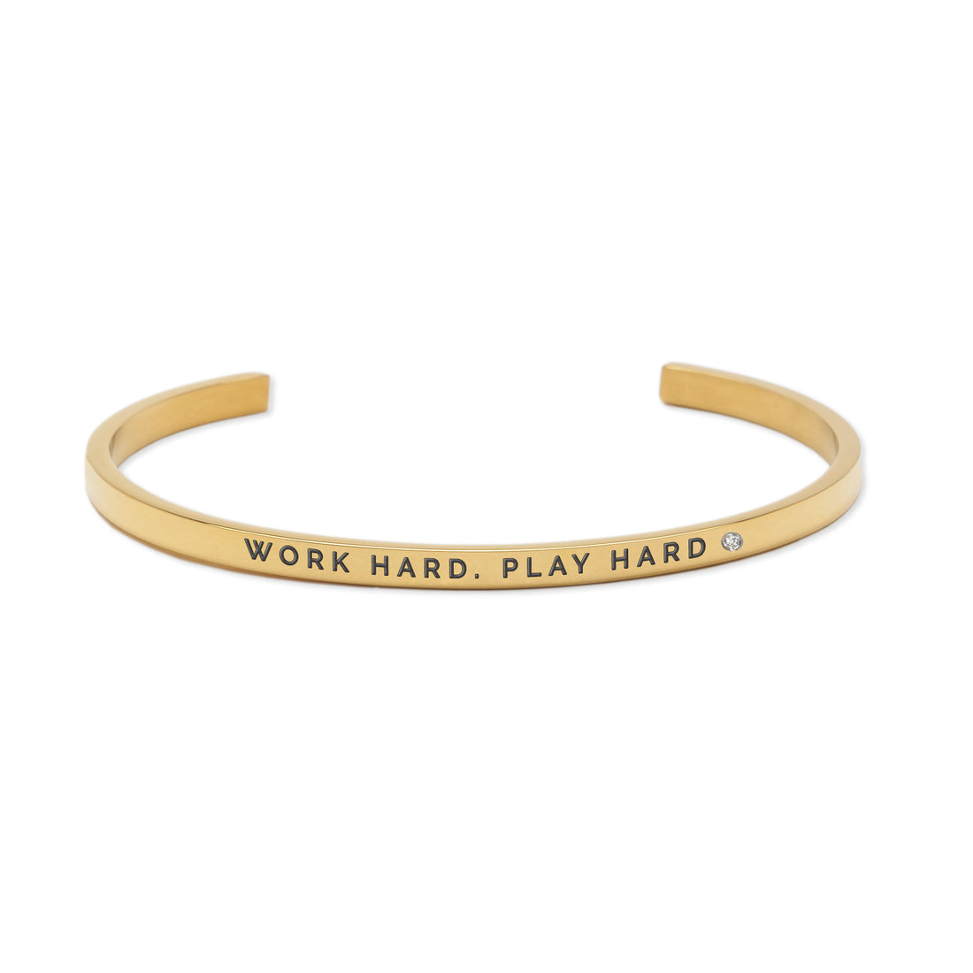 Armband „Work Hard. Play Hard“ – Detailansicht 1