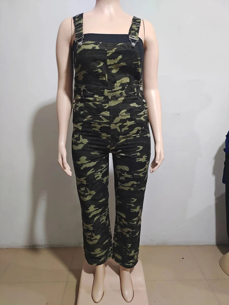 A.1 Damen Jeans-Jumpsuit mit Schlag – Detailansicht 5