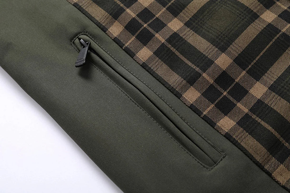 A.1 Herren Karierte Hemdjacke – Detailansicht 5