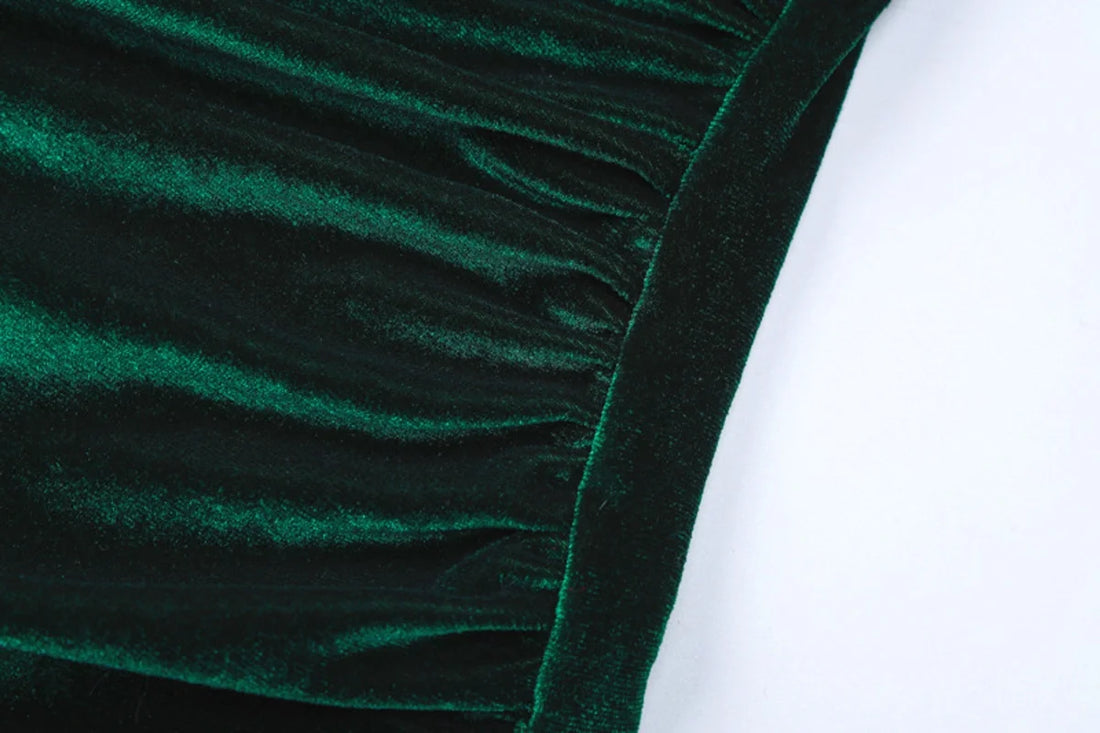 A1 Damen Plisseekleid mit langen Ärmeln – Detailansicht 4