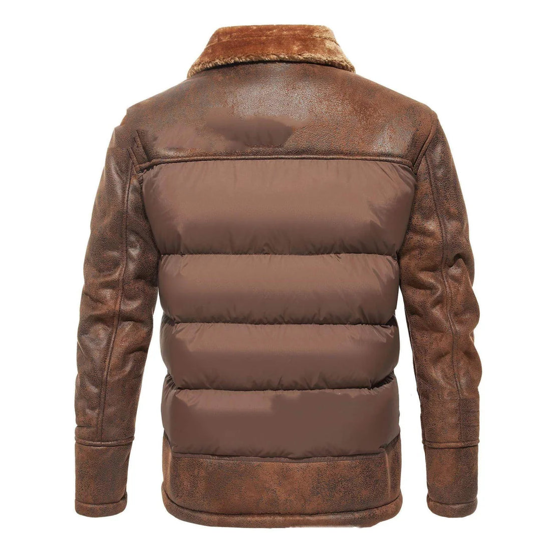 AeroFur Herren Pilotenjacke mit Kunstfell – Detailansicht 3
