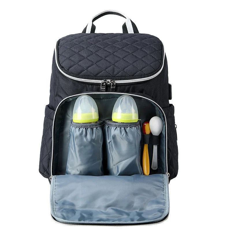 ALLFASHION Gesteppter Wickelrucksack – Detailansicht 4
