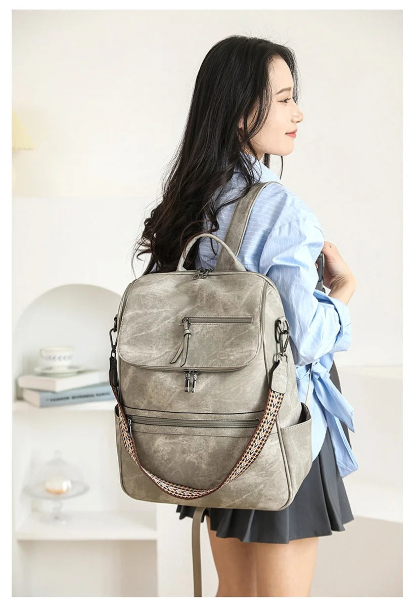 ALLFASHION RetroSense College-Rucksack – Detailansicht 3