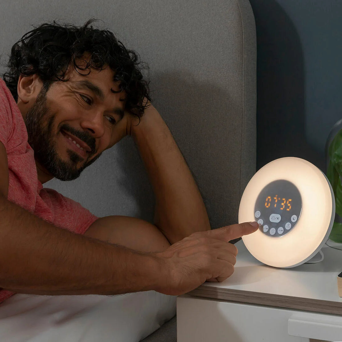 Sonnenaufgangswecker Sunrilk mit Lautsprecher – Detailansicht 2