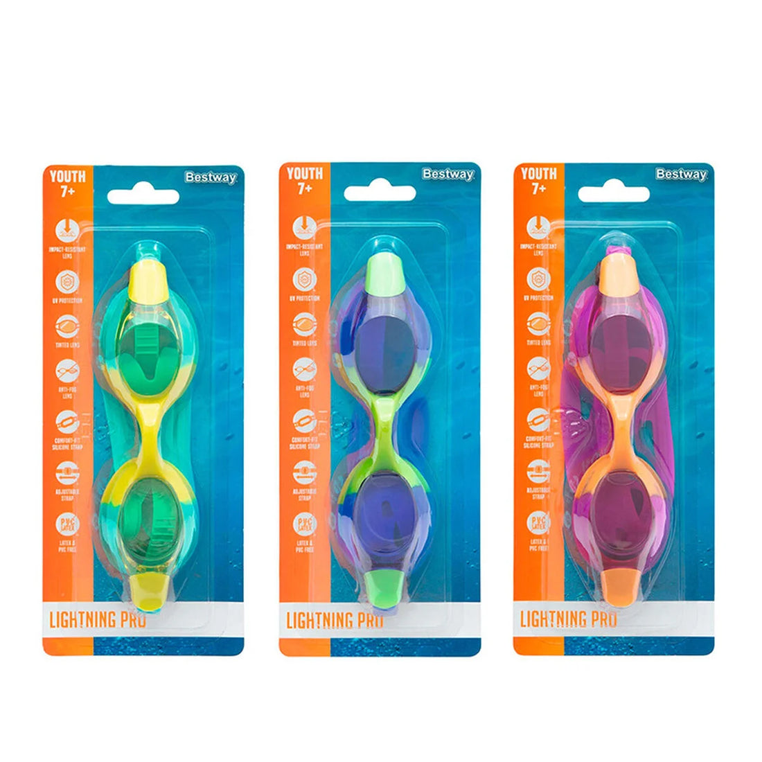 Bestway 21051 Anti-Fog-Schwimmbrille – ab 14 Jahren – Detailansicht 3