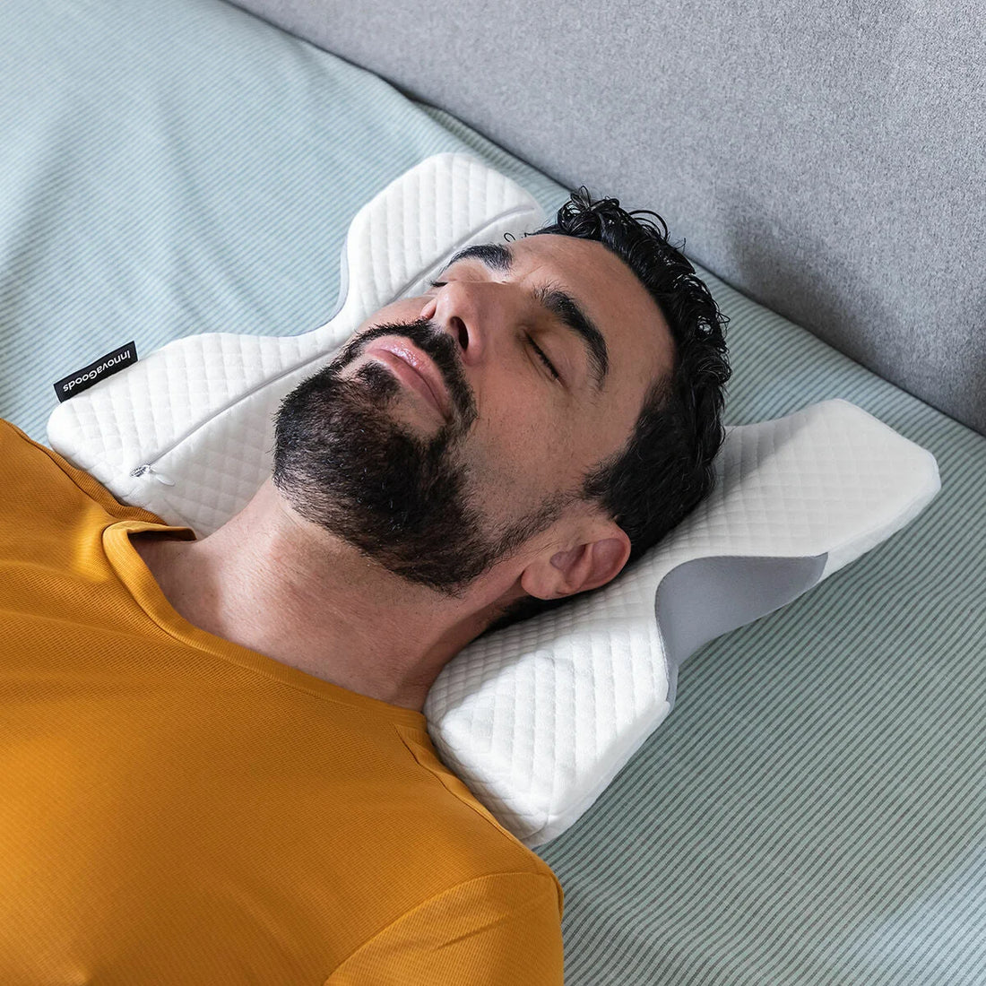 Viskoelastisches Nackenkissen für Paare Cozzy – Detailansicht 5