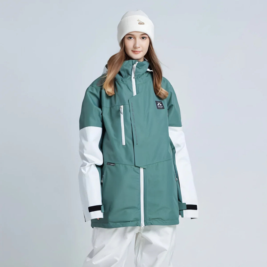 Damen Hoodie-Jacke mit Fleecefutter – Detailansicht 3