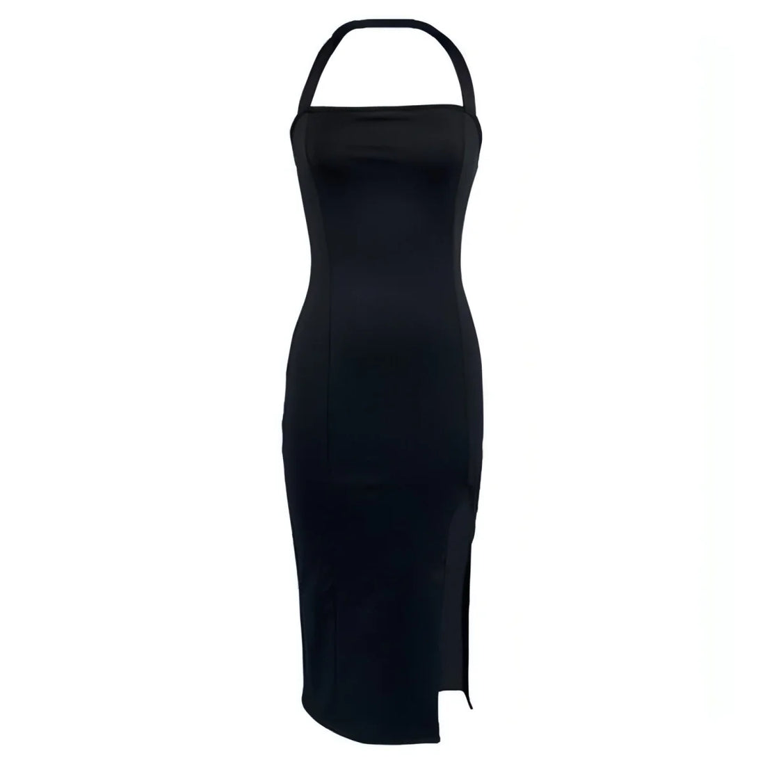 Damen Neckholder-Kleid rückenfrei – Detailansicht 3