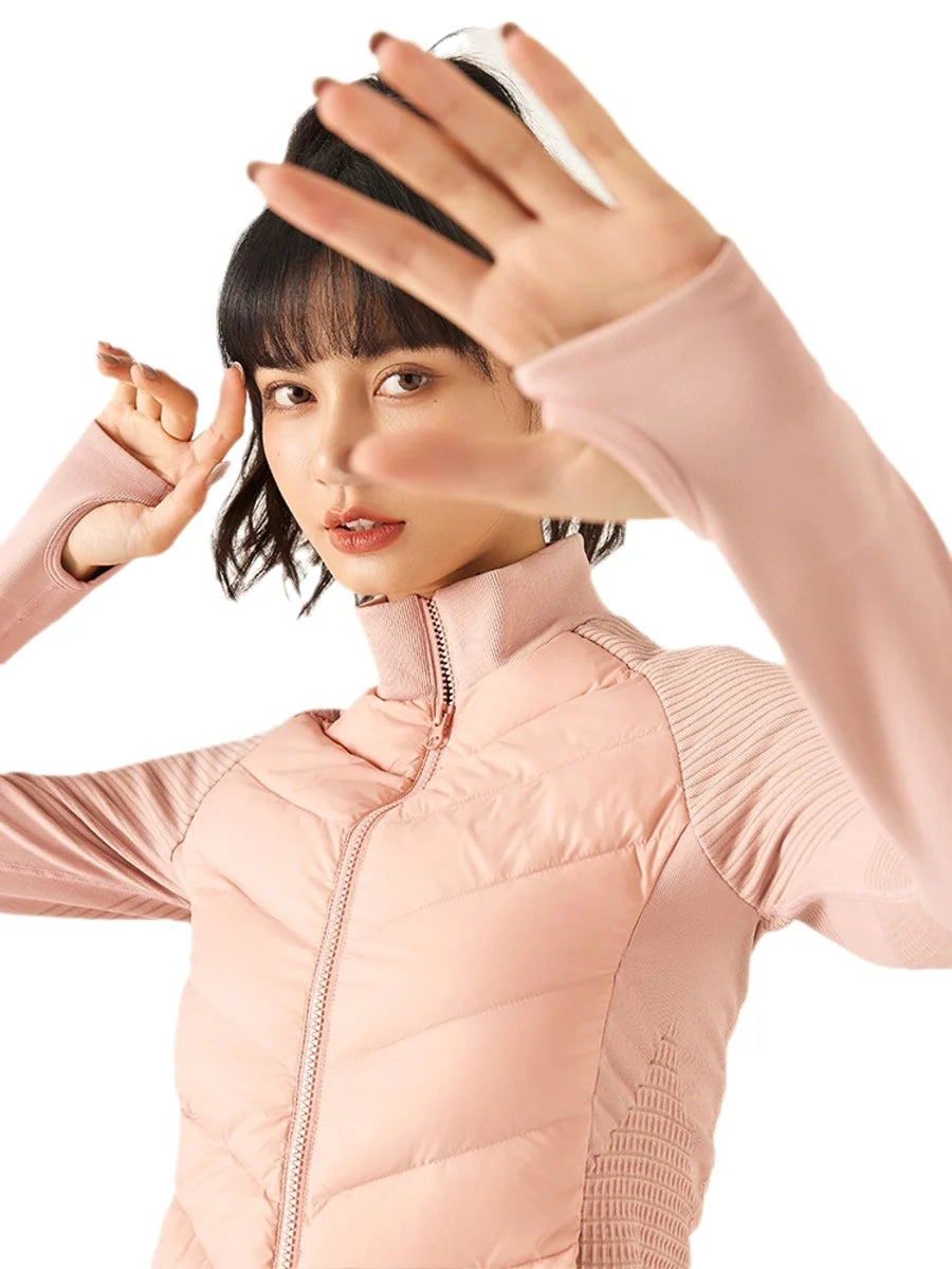 Damen Sport-Daunenjacke, leicht & wärmend – Detailansicht 3