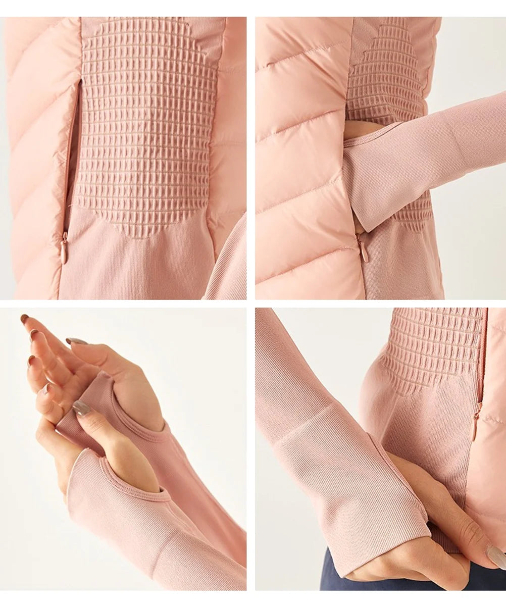Damen Sport-Daunenjacke, leicht & wärmend – Detailansicht 4