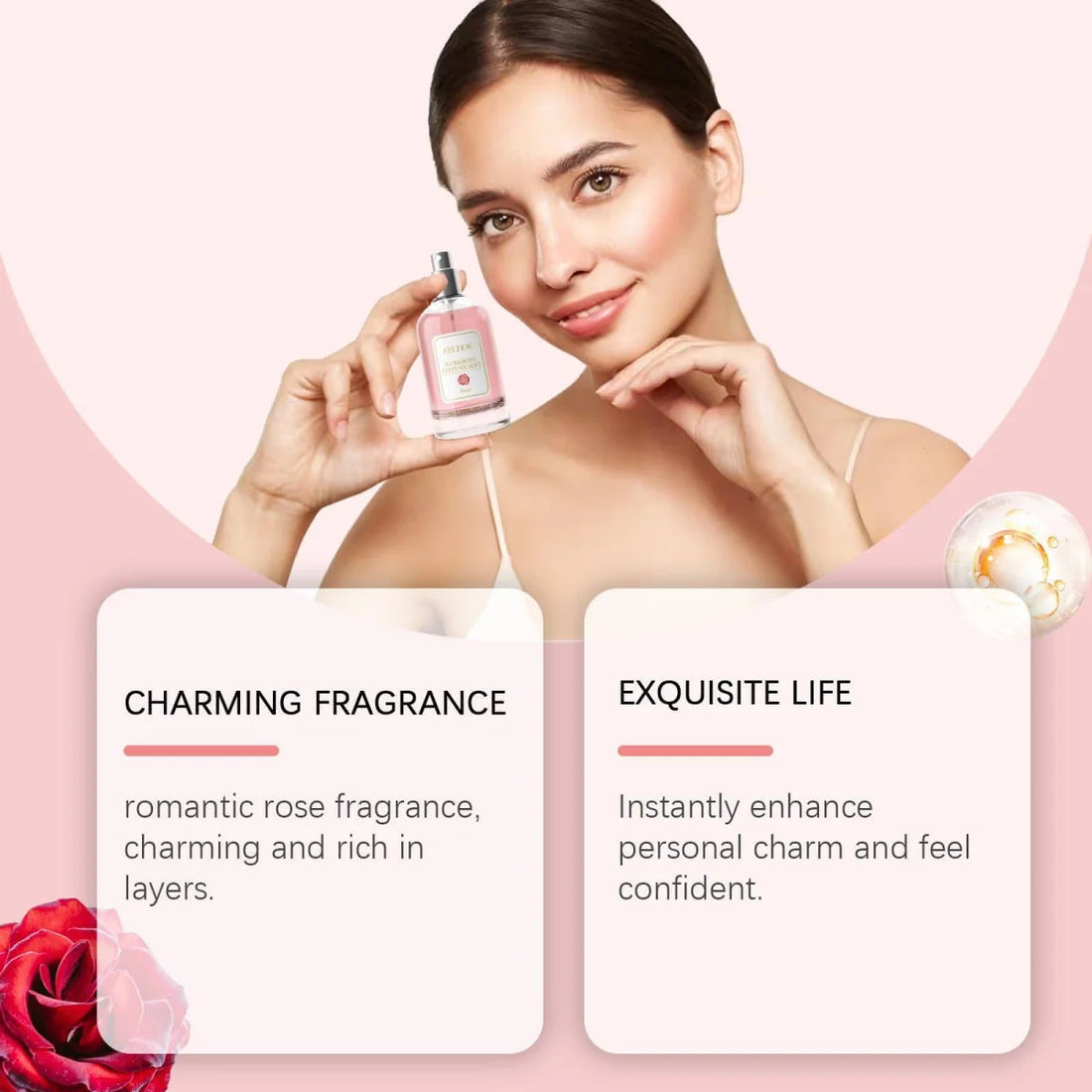 EELHOE Rose Haar- & Körperspray – Detailansicht 3