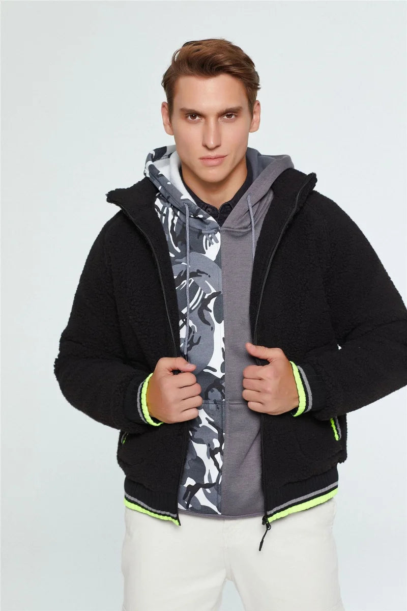 Herren Kaschmirpullover mit Rundhals – Detailansicht 4