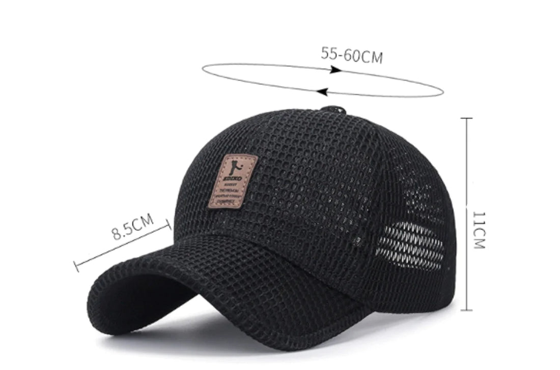 Herren Outdoor-Sonnenhut aus Mesh UPF 50+ – Detailansicht 5