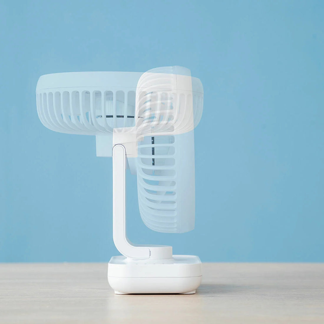 Wiederaufladbarer Schreibtischventilator Fanrec Ø5,4'' 3600 mAh / 13,3 W – Detailansicht 2