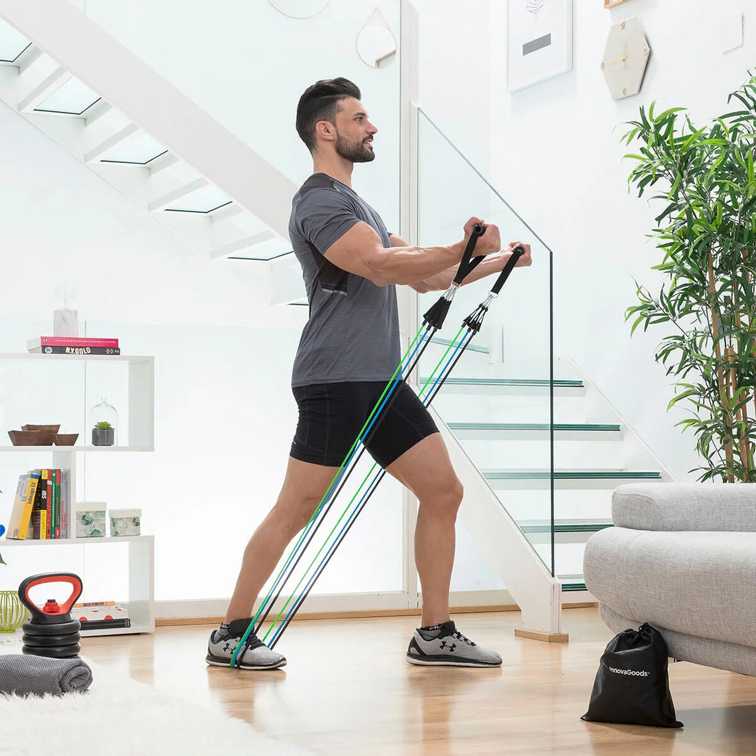 Tribainer Widerstandsbänder-Set – 3 Stärken – Detailansicht 1