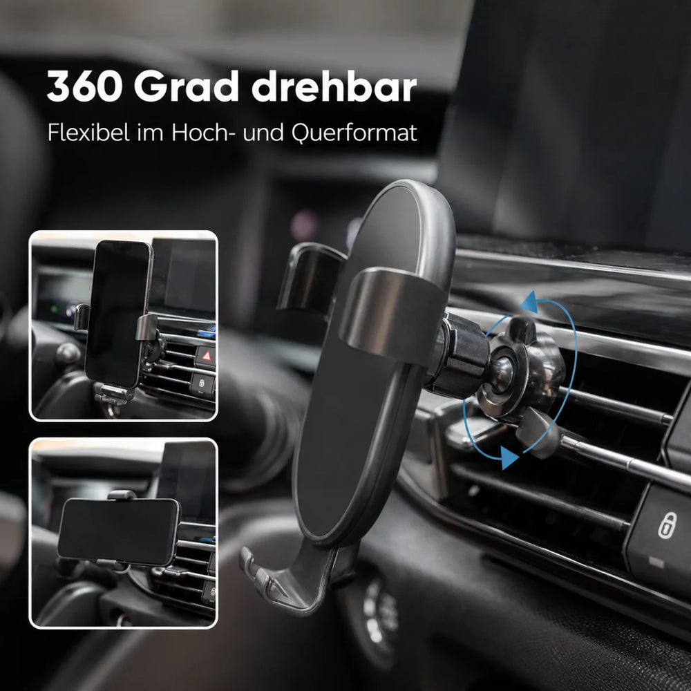 Auto-Handyhalterung mit kabelloser 15W Ladefunktion – Detailansicht 4