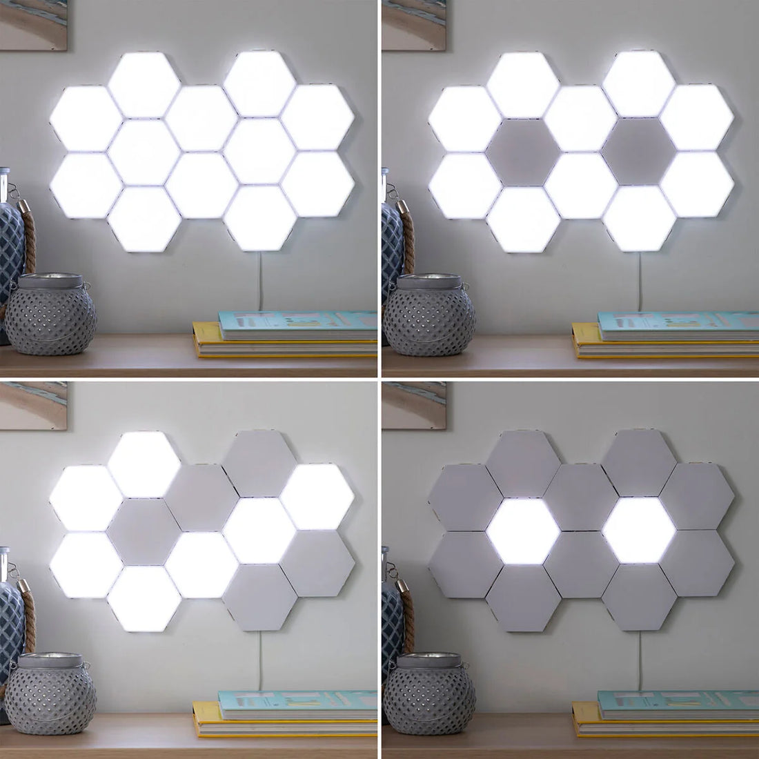 modulares LED-Magnet- und Touchpanel-Set Tilight (3Er pack) – Detailansicht 1