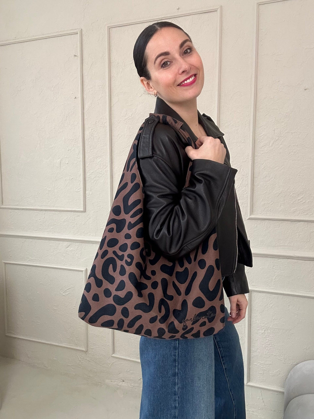 Moon Handtasche – Classic Leopard – Detailansicht 2