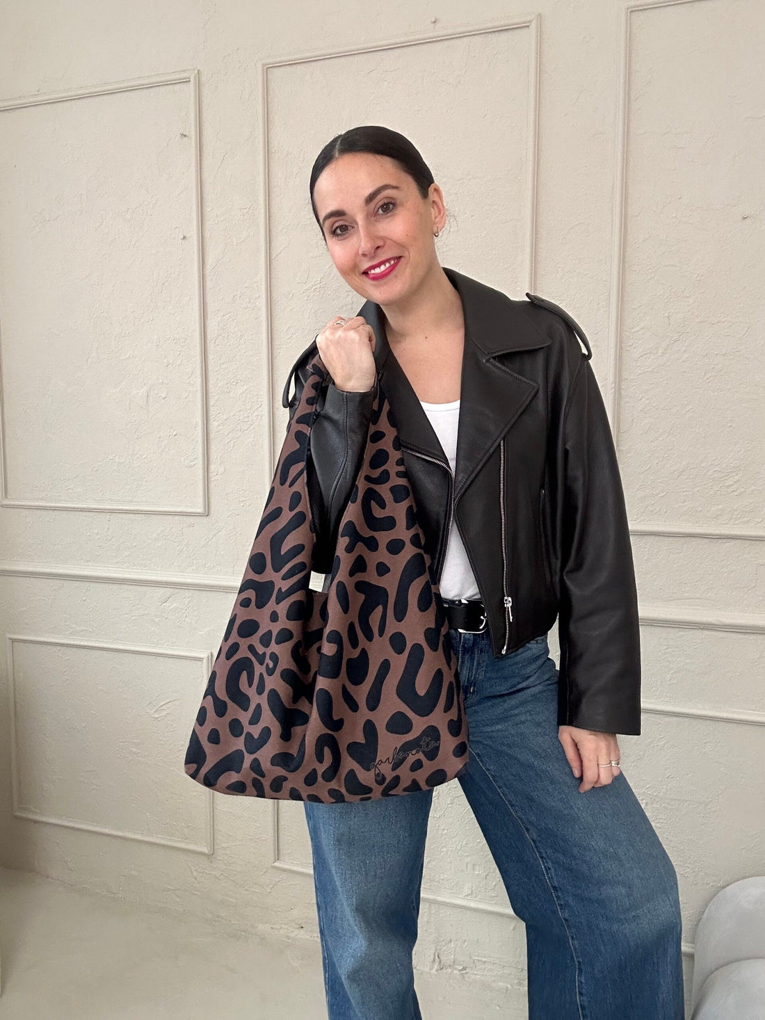 Moon Handtasche – Classic Leopard – Detailansicht 1