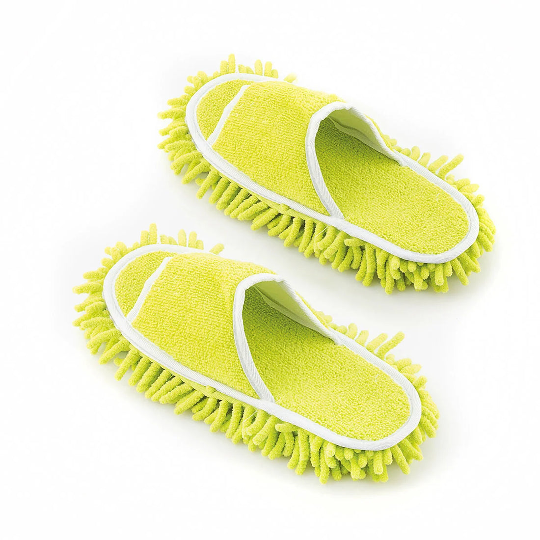 Mop&Go Mopp-Pantoffeln Zitronengrün – Detailansicht 1