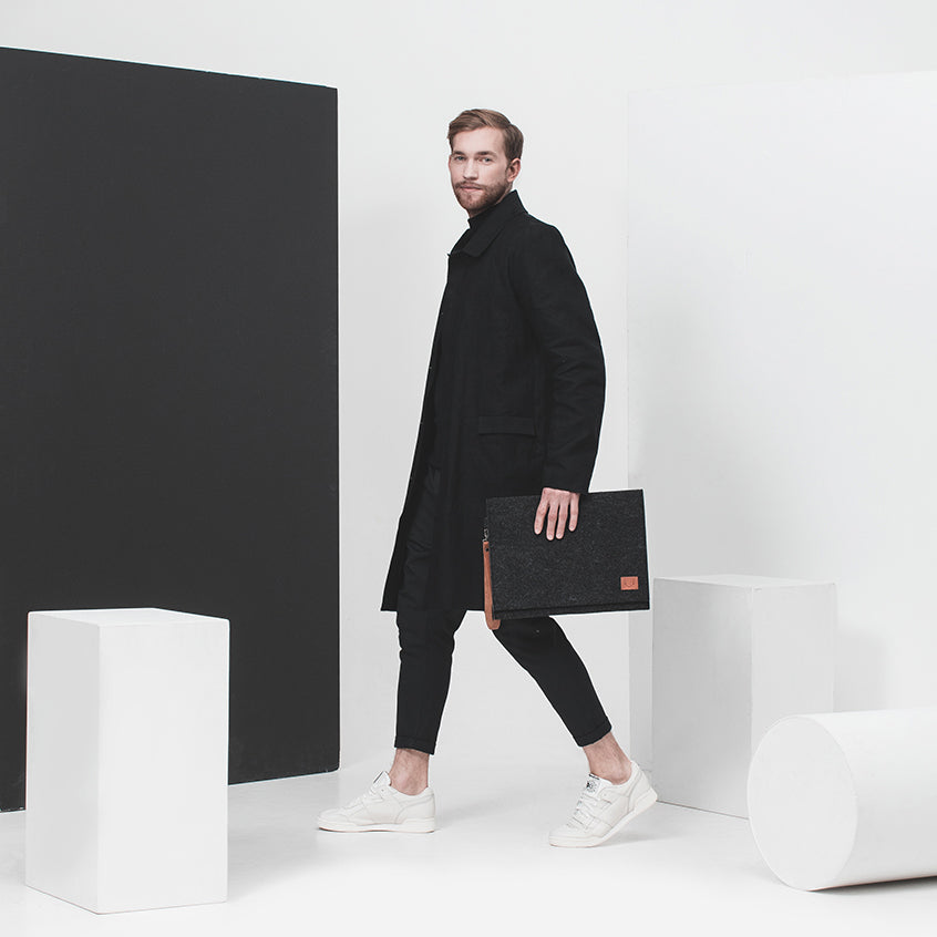 Laptoptasche Berg 13' – Schwarz – Detailansicht 3