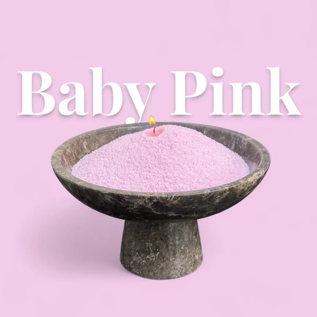 Pulverkerzen-Nachfüllset – Duftfrei Baby Rosa, 330 g – Detailansicht 2