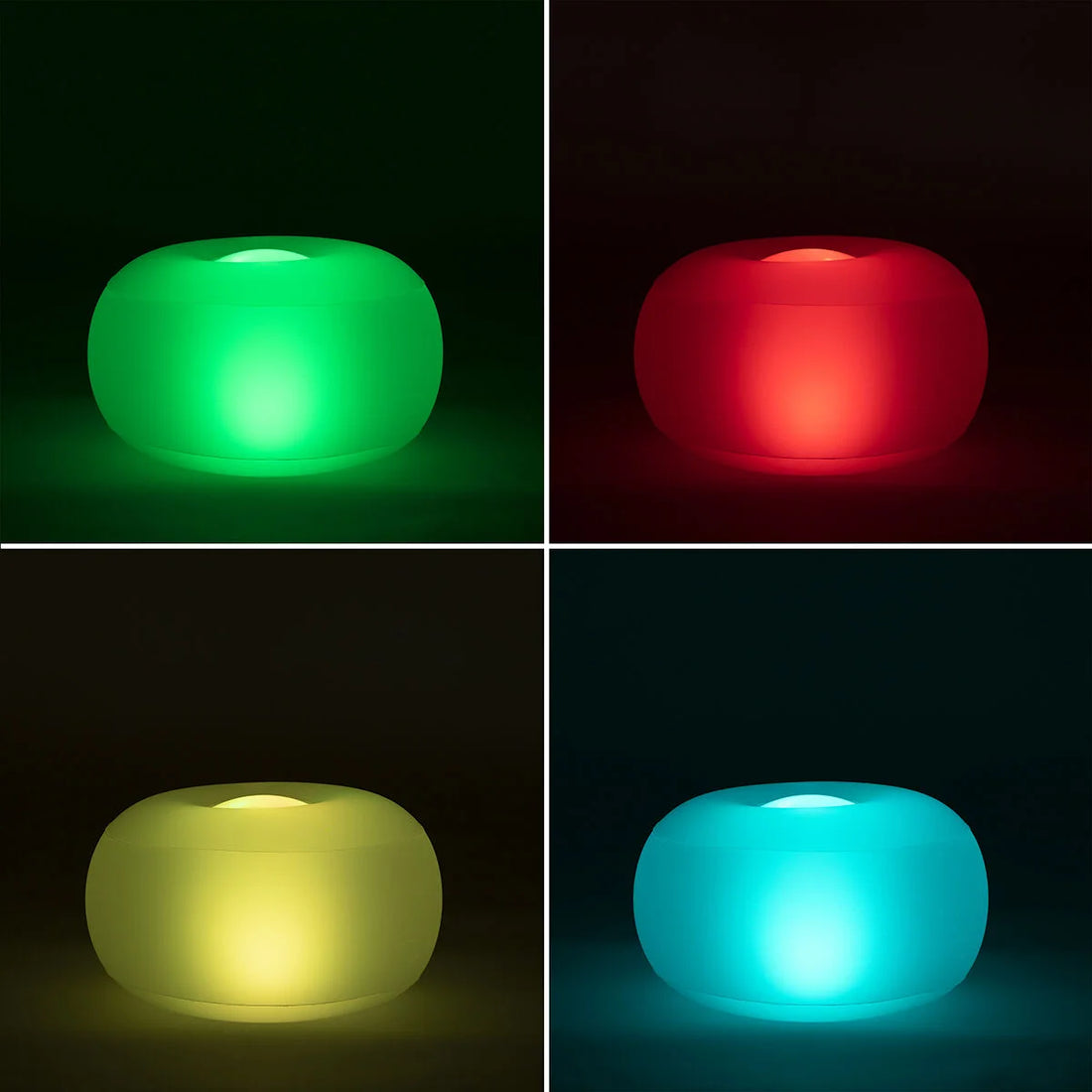 Pulight aufblasbarer LED-Hocker mit Fernbedienung – Detailansicht 4