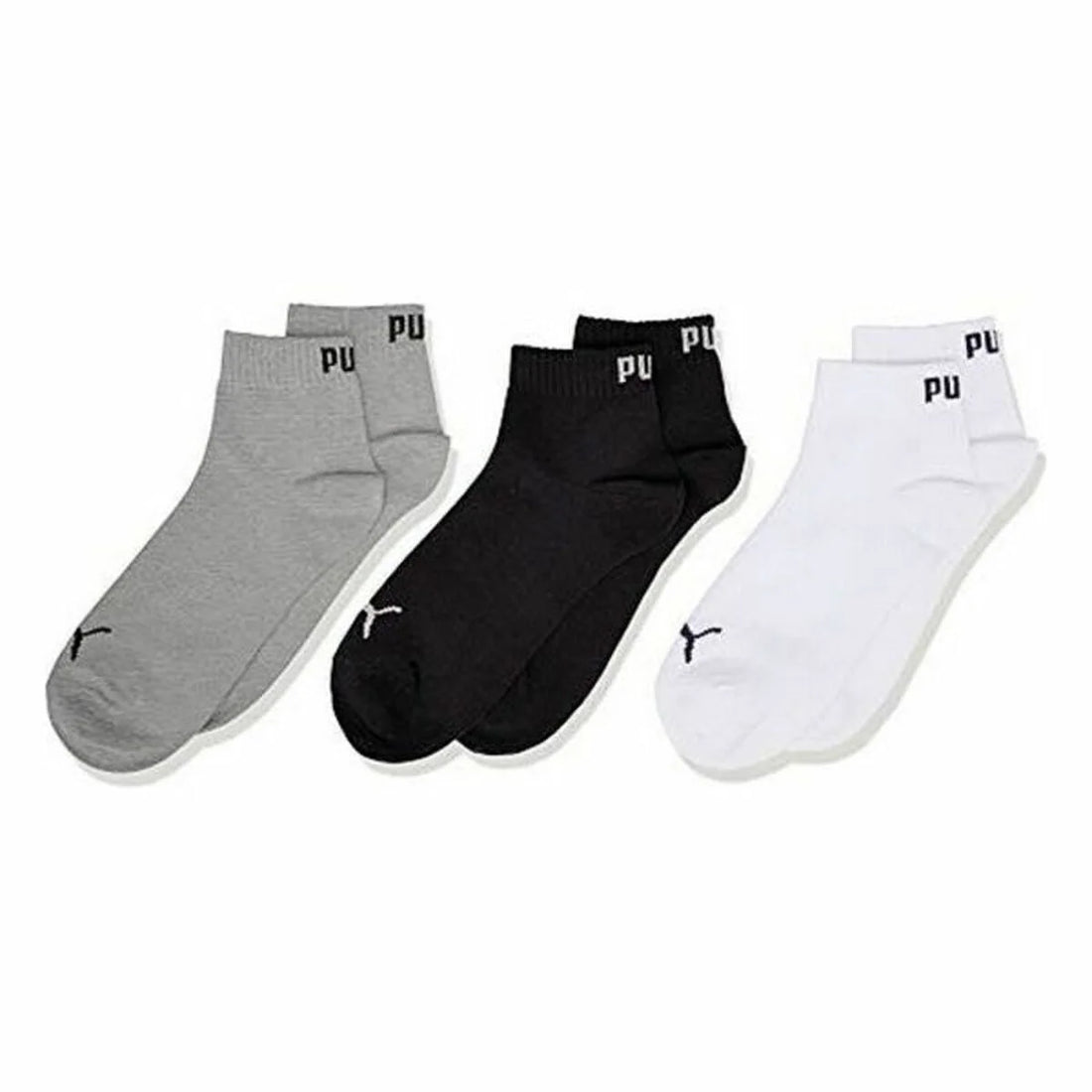 Kinder-Sportsocken Puma Quarter 3er-Pack – Detailansicht 1
