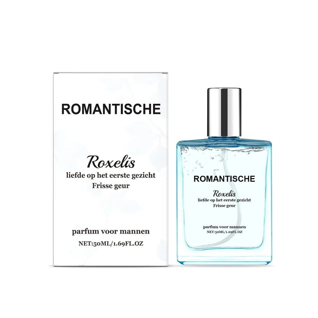 Roxelis Romantische Herrenparfum – 50 ml – Detailansicht 1