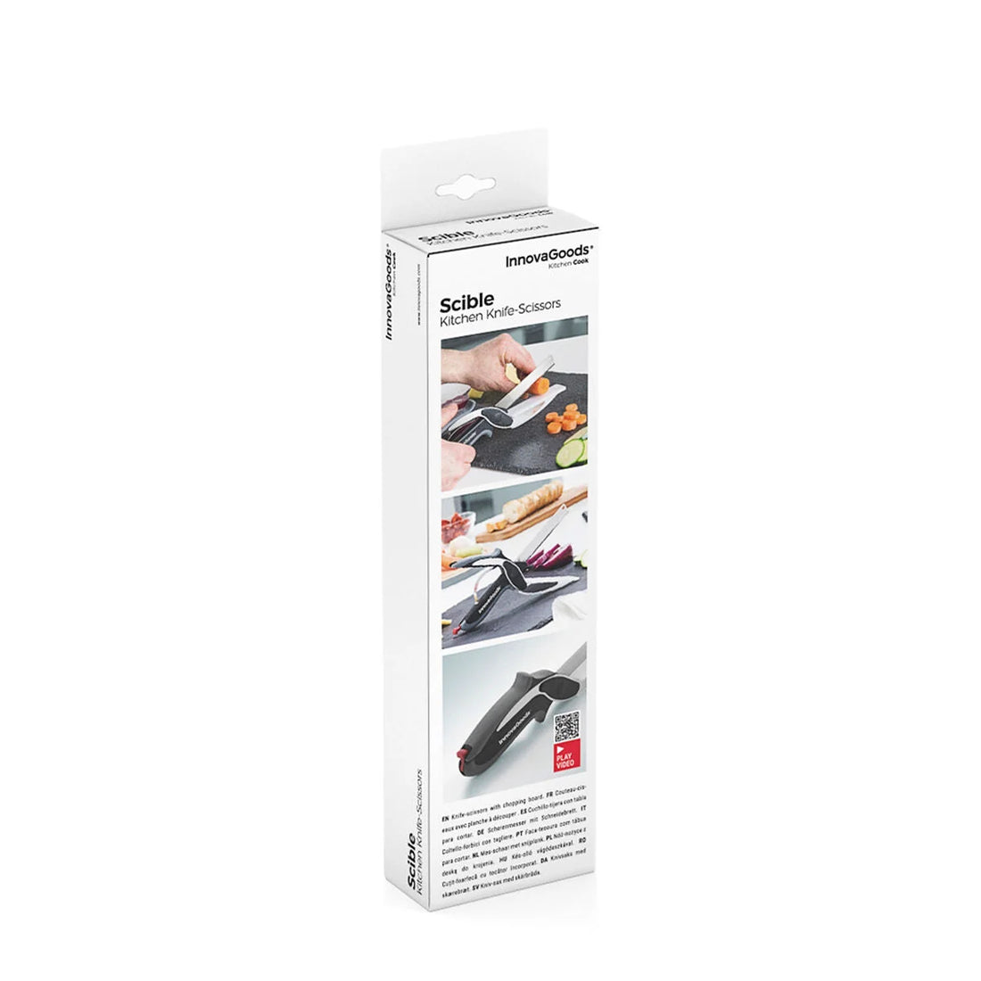 Scherenmesser mit integriertem Mini-Schneidebrett Scible – Detailansicht 5