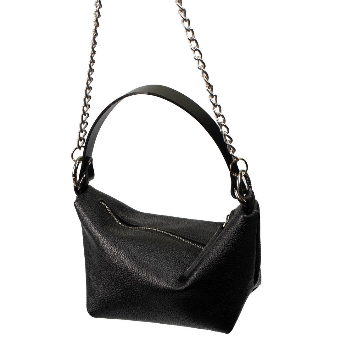 Weiche Leder-Baguette-Handtasche Selena – Detailansicht 1