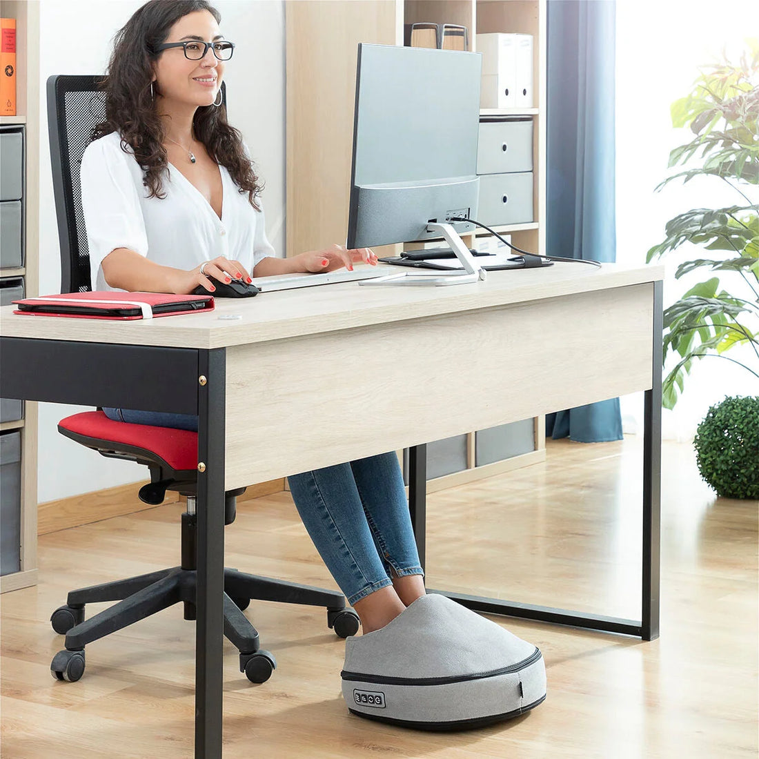 Shiatsu-Thermo-Massagegerät 2 in 1 Futsa – Detailansicht 1