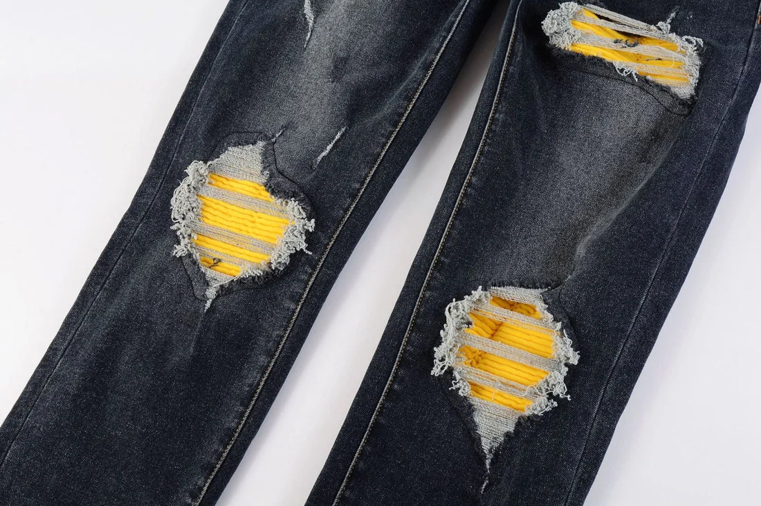 SteelLine Herren Slim-Fit Jeans Schwarz – Detailansicht 2