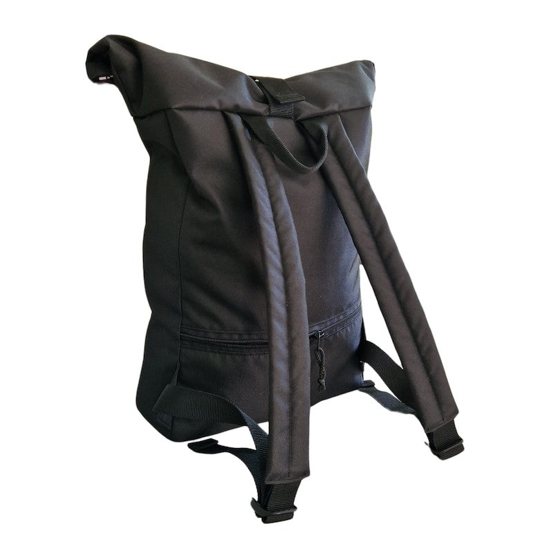 Wasserdichter Rolltop-Rucksack – Gelbes Muster – Detailansicht 2