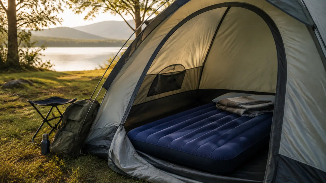 Luftbett beim Camping