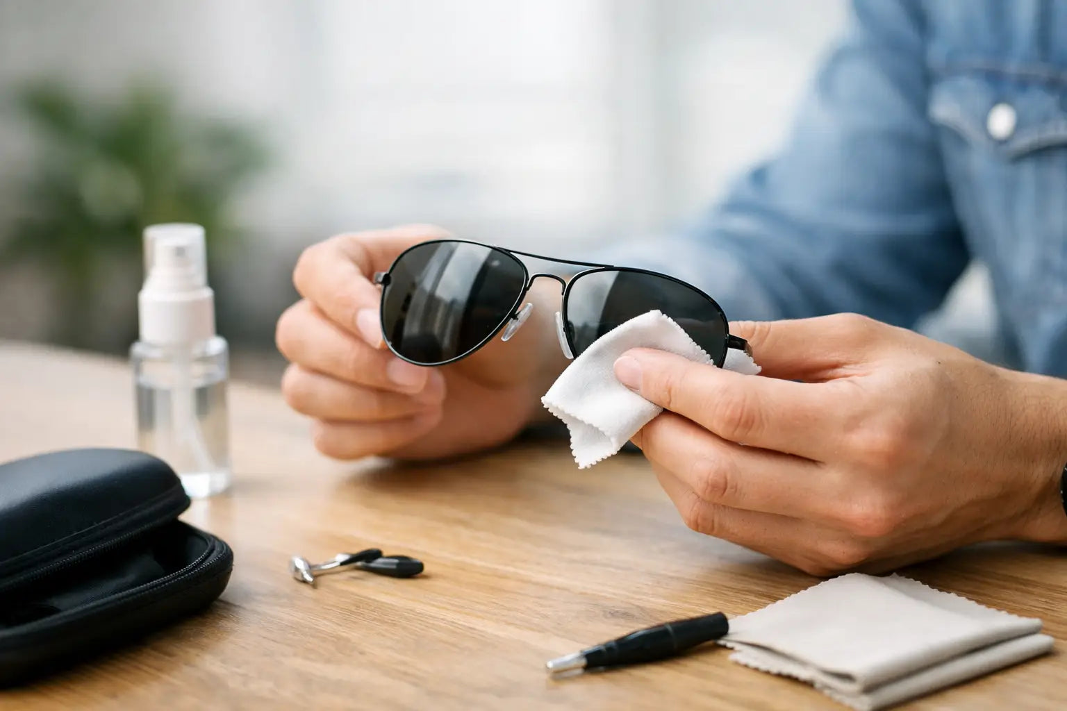Sonnenbrille richtig pflegen - so bleibt sie schön