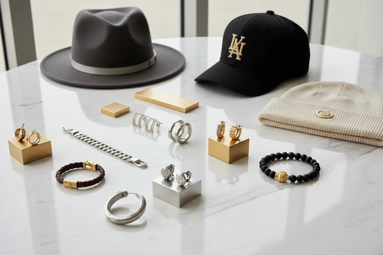 Accessoires kaufen – Schmuck Kappen & mehr