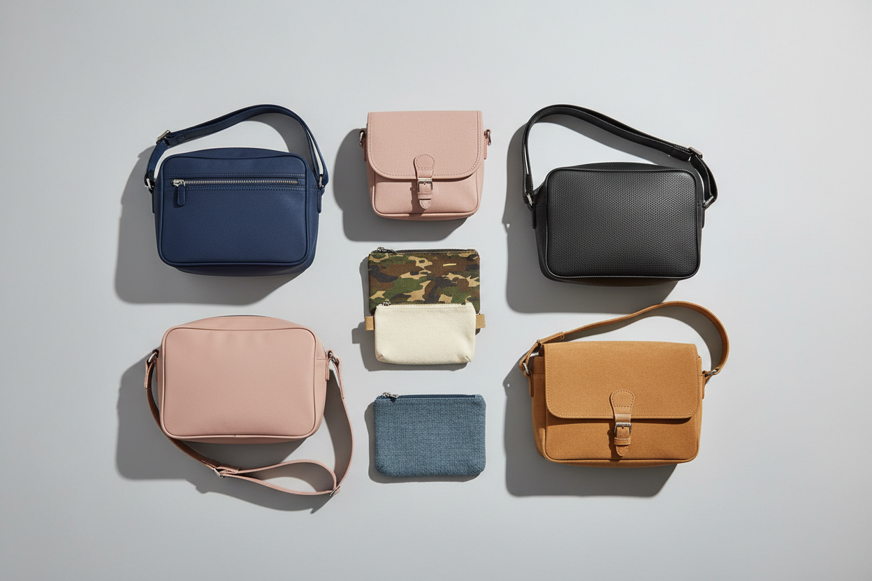 Unterwegs – Umhängetaschen & Reisetaschen für jeden Tag