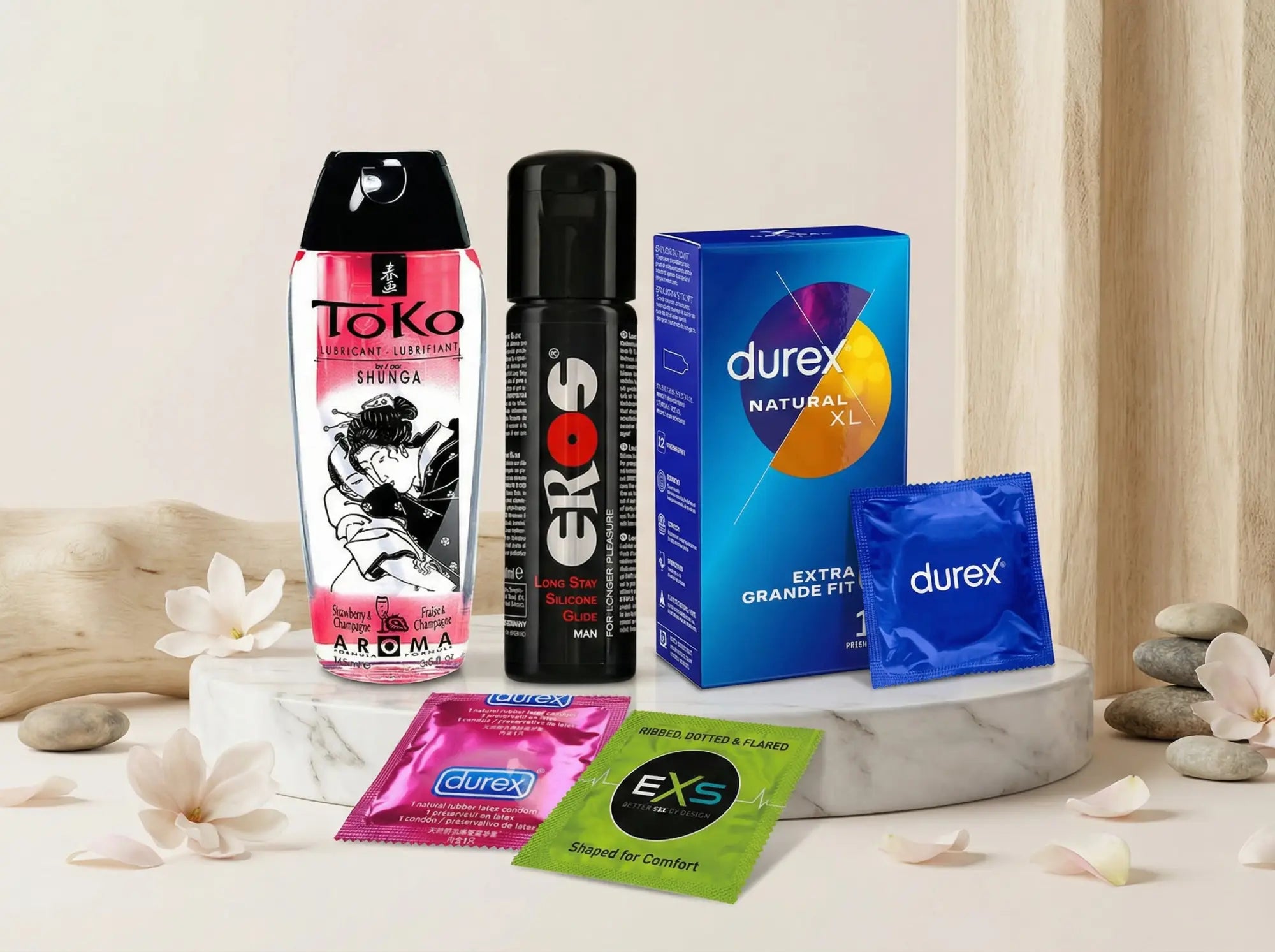 Kondome & Gleitmittel – Sicher hautfreundlich