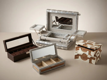 Elegante Schmuckkästchen aus Holz & Aluminium kaufen