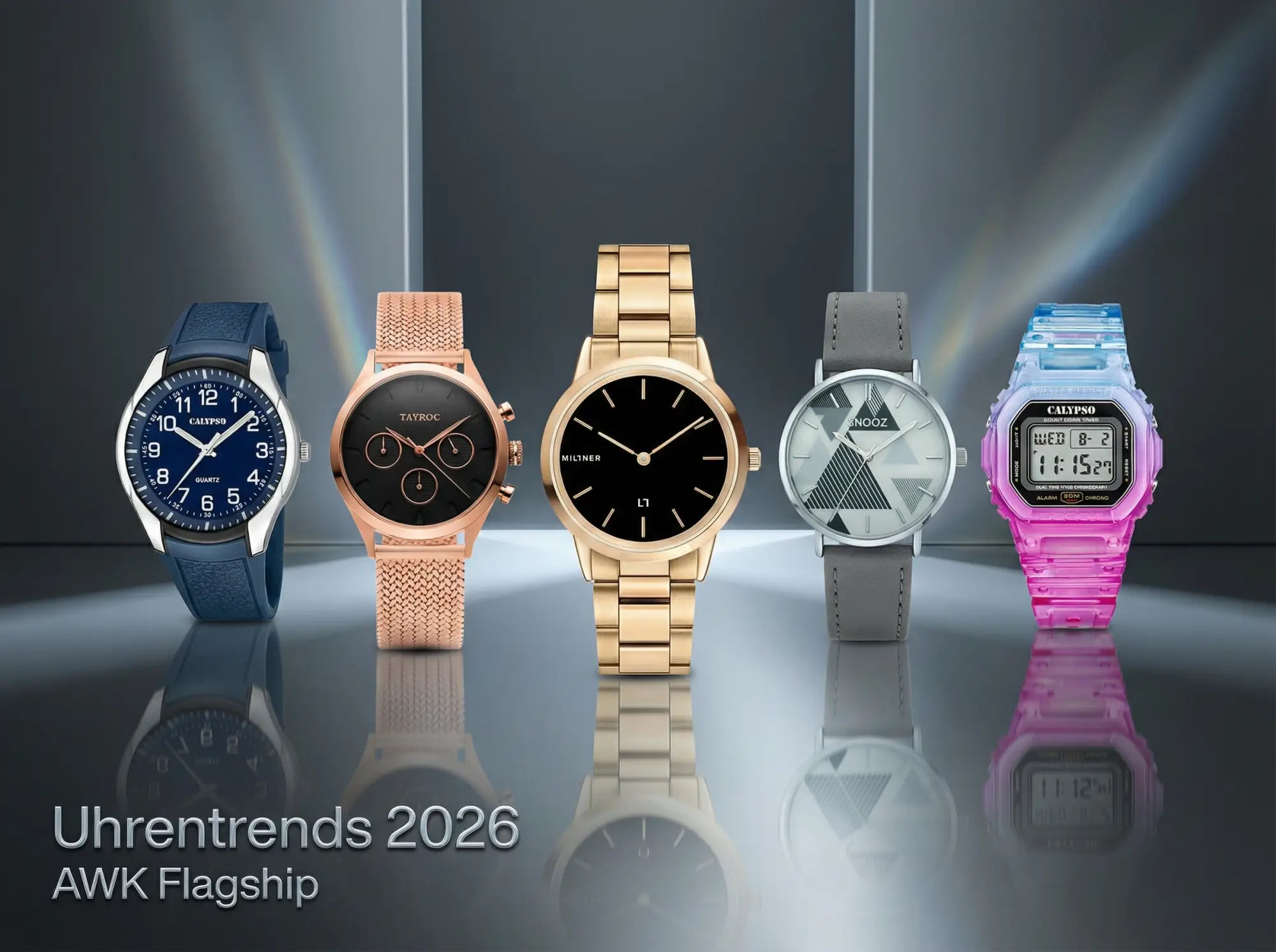 Uhrentrends 2026 – Neue Designs & Top-Marken | AWK Flagship