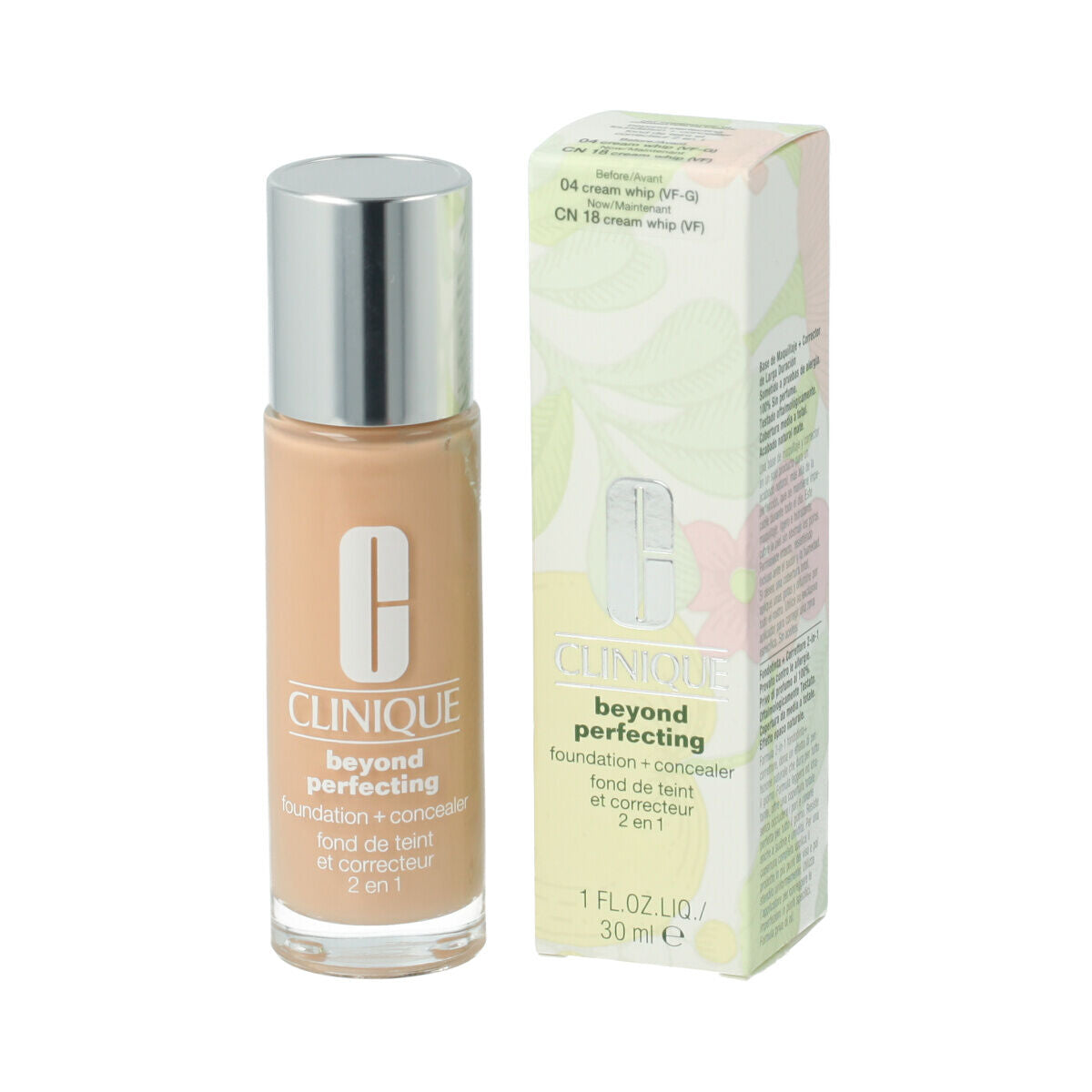 Fluid Makeup Basis Clinique Beyond Perfecting Nº 04 Creamwhip VF-G 30 ml - AWK Flagship