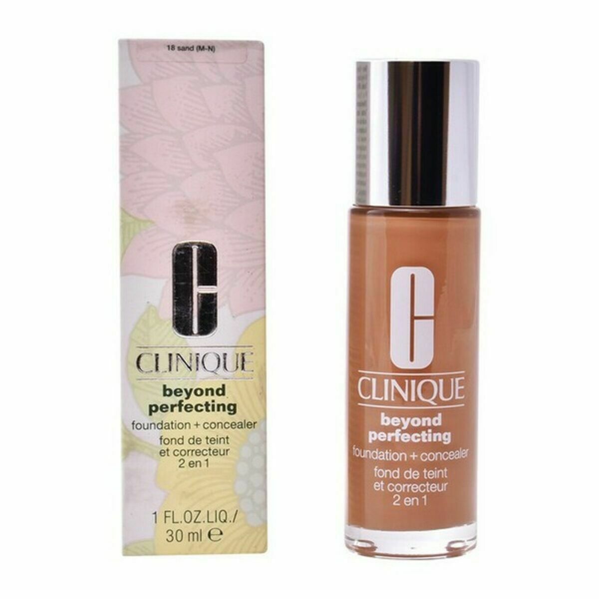 Fluid Makeup Basis Clinique Beyond Perfecting Nº 18 Sand M-N 30 ml - AWK Flagship